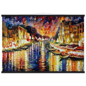 Leonid Afremov  Leonid Afremov N37 Museum-Quality Matte Paper Poster with Hanger