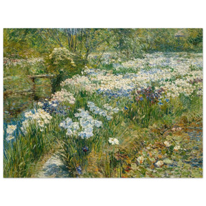 Childe Hassam  The Water Garden Wood Print