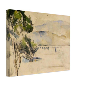 Paul Cezanne  Pine Tree in the Arc Valley Canvas