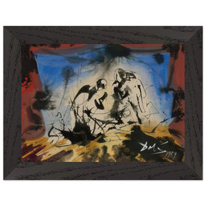 Salvador Dali  NATIVITY 1959 Premium Wooden Framed Art Print / Poster