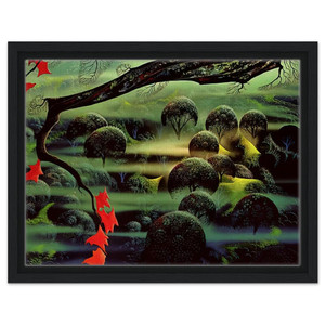 Eyvind Earle  Valley of Mystery Framed Canvas