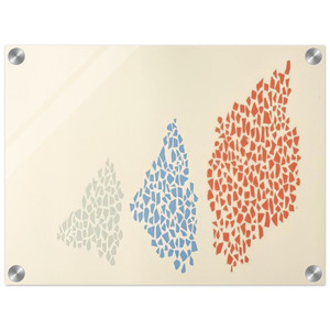 Robert Goodnough  Red Blue and Grey  PostPainterly Abstraction Acrylic Print