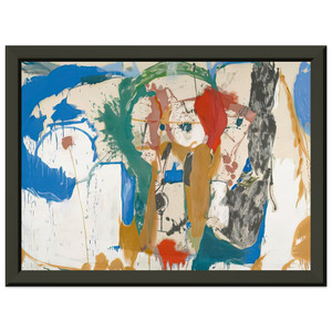 Helen Frankenthaler  Madridscape 1959 Premium Metal Framed Art Print / Poster