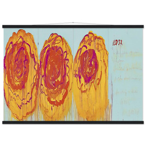 Cy Twombly  The Rose  I  Museum-Quality Matte Paper Poster with Hanger