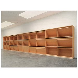 Donald Judd  Untitled Plywood  1980 Wood Print