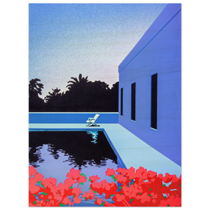 Hiroshi Nagai  Longs for Summer Wood Print