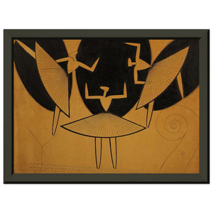 Man Ray  SILHOUETTE Premium Metal Framed Art Print / Poster