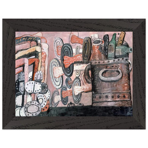 Philip Guston  THE STREET 1977 Premium Wooden Framed Art Print / Poster