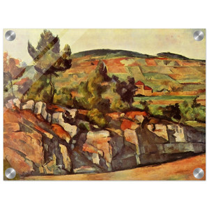 Paul Cezanne  Mountains in Provence Acrylic Print