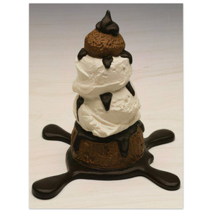 Claes Oldenburg  PROFITEROLE 1990 Wood Print