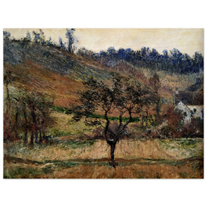 claude monet  The Valley Of Falaise Wood Print