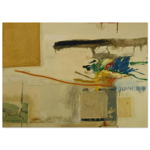 Robert Rauschenberg Collage with Horse 1957 Fine Art Poster / Art Print