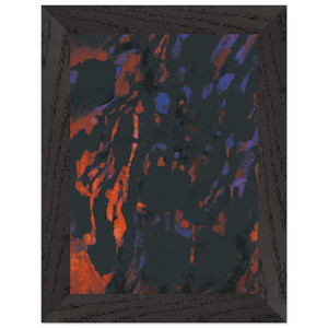 Alfred Manessier  Tumulte  1961 Premium Wooden Framed Art Print / Poster