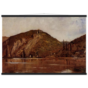 Theo van Rysselberghe MEUSE RIVER NAMUR 1880 Matte Paper Poster with Hanger
