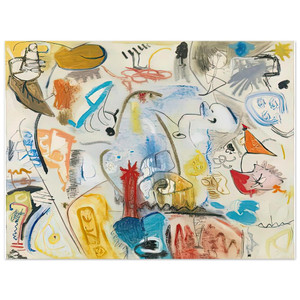 Helen Frankenthaler  Circus Landscape 1951 Aluminum Print