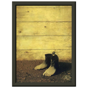 Rene Magritte  THE RED MODEL 1934 Premium Metal Framed Art Print / Poster