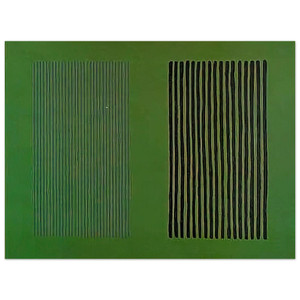 Gene Davis  Green Giant  1980 Aluminum Print