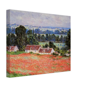 claude monet  Poppy Field at Giverny Canvas