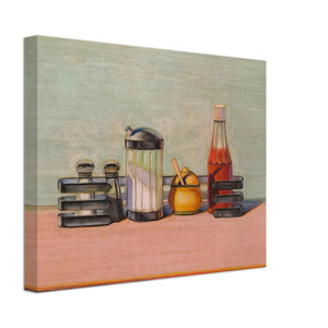 Wayne Thiebaud  Caged Condiments  2000 Canvas