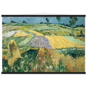 Vincent van Gogh  Wheatfields Museum-Quality Matte Paper Poster with Hanger