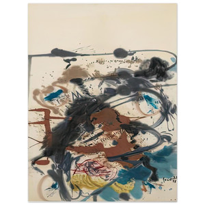 Helen Frankenthaler  Winter Hunt 1958 Aluminum Print