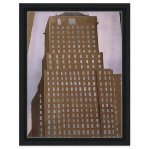 Georgia OKeeffe  Shelton Hotel New York No 1 Framed Canvas