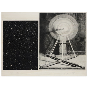 Vija Celmins  CONCENTRIC BEARINGS A 1984 Wood Print