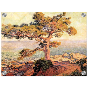 Theo van Rysselberghe  PINE BY THE MEDITERRANEAN SEA 1916 Acrylic Print