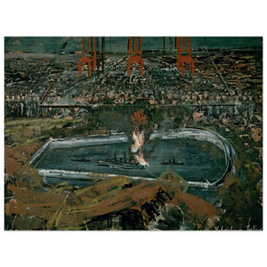 Anselm Kiefer  OPERATION SEA LION 1975 Wood Print