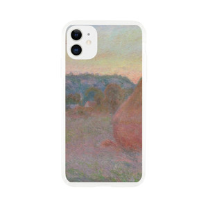 claude monet - Stacks of Wheat End of Day Autumn Clear case