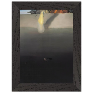 Salvador Dali  ON THE SEASHORE Premium Wooden Framed Art Print / Poster