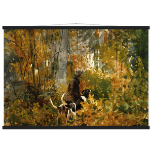 Winslow Homer  ON THE TRAIL Museum-Quality Matte Paper Poster with Hanger