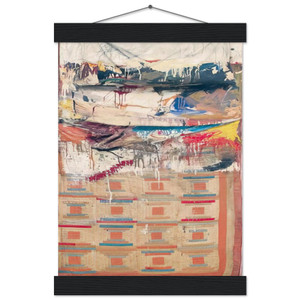 Robert Rauschenberg  BED Museum-Quality Matte Paper Poster with Hanger