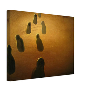 Salvador Dali  STUDY FOR DEOXYRIBONUCLEIC ACID ARABS Canvas