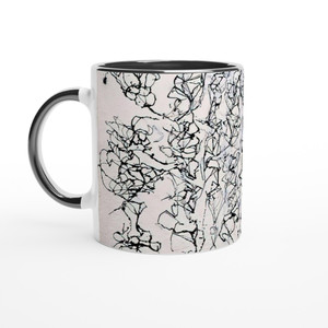 Brice Marden - Dont Bungle the Jungle - 1989 Ceramic Mug with Color Inside