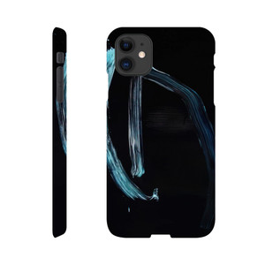 Jiro Yoshihara - Blue Calligraphic Lines on Dark Blue - 1963 Slim case