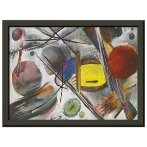 Rudolf Bauer  UNTITLED 1919 Premium Metal Framed Art Print / Poster