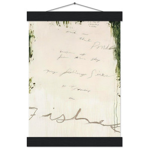 Cy Twombly  Untitled Part I Museum-Quality Matte Paper Poster with Hanger