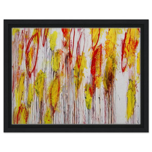 Cy Twombly  Lepanto Part I Framed Canvas