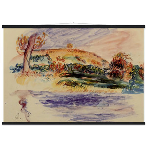 Pierre-Auguste Renoir LANDSCAPE N14 Museum-Quality Matte Poster with Hanger