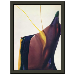 Paul Jenkins Phenomena Yellow Strike 1963 Metal Framed Art Print Poster