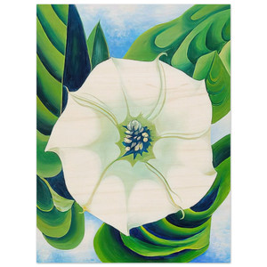 Georgia OKeeffe  Jimson Weed Wood Print