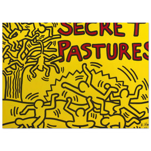Keith Haring Secret Pastures 1984 Poster Bill T Jones Arnie Zane N2