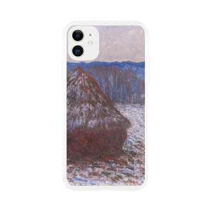 claude monet - Stack of Wheat Clear case