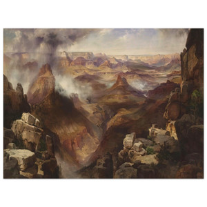 Thomas Moran  Grand Canyon of the Colorado River Wood Print