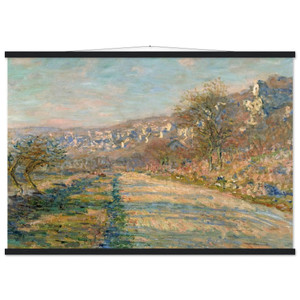 Claude Monet Road of La RocheGuyon Matte Poster with Hanger
