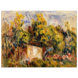 PierreAuguste Renoir  Landscape with Cabin Wood Print
