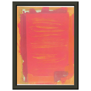 John Hoyland  Untitled II  1974 Premium Metal Framed Art Print / Poster
