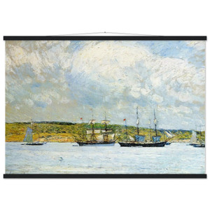 Childe Hassam  A Parade of Boats Museum-Quality Matte Paper Poster with Hanger
