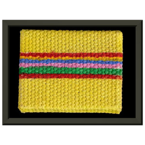 Gene Davis  MicroPainting  1968 Premium Metal Framed Art Print / Poster